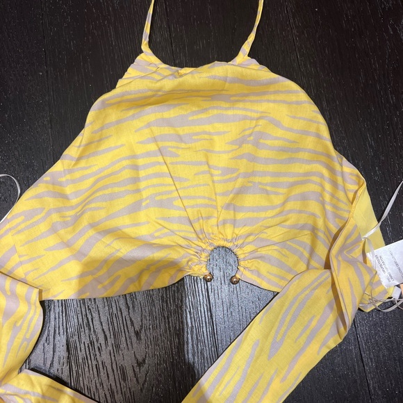 Yellow maxi skirt set - Picture 5 of 9